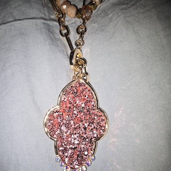 Ashlyn Rose Gold and Rose Gold Western Necklace - Picture 2 of 2